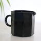 Nice black milk pot, Arcoroc, OCTIME series, 1980, vintage French
