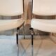 Paire de chauffeuses vintage