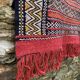 Handwoven Berber Kilim rug, wall hanging.