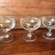 Set de cinq coupes à champagne en cristal