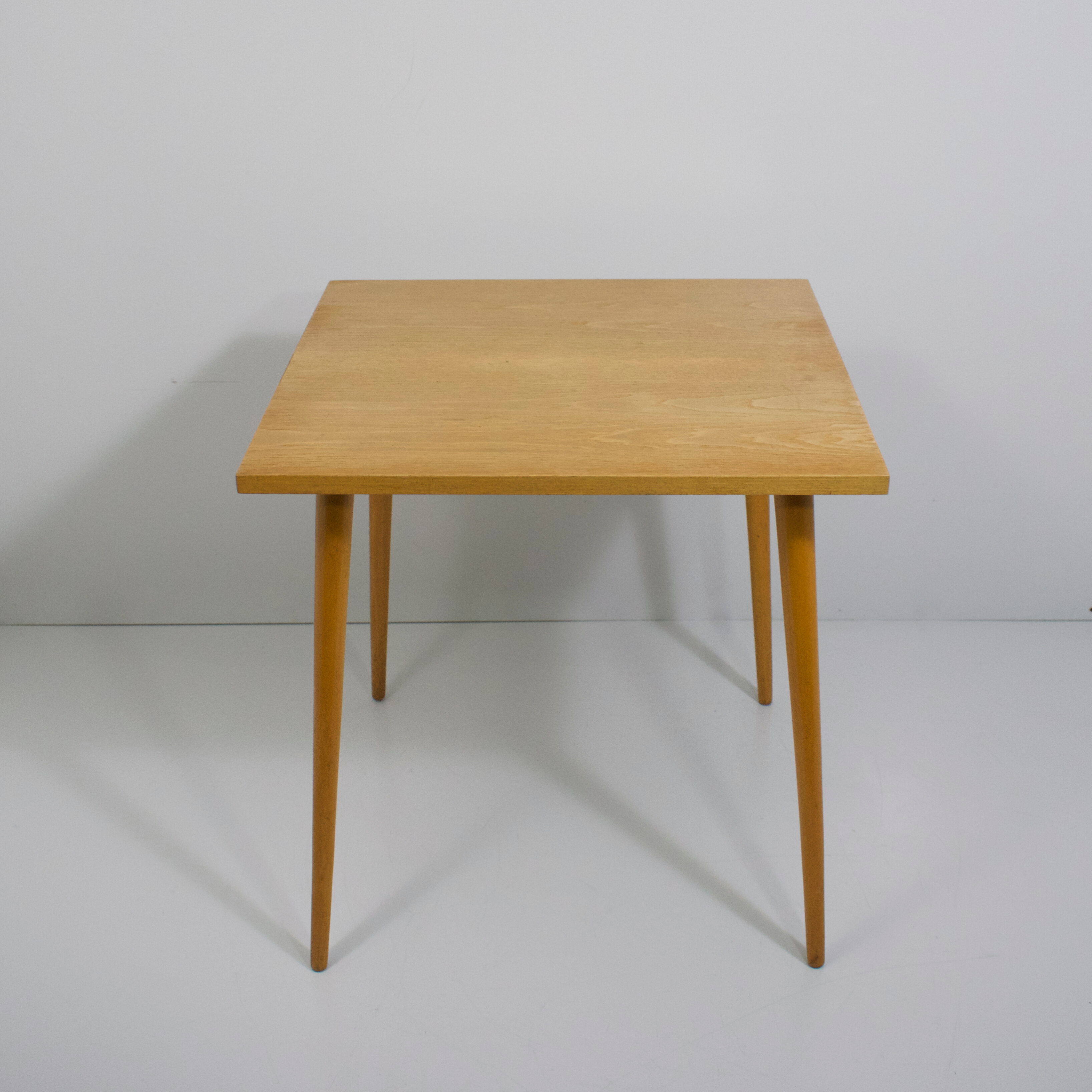 Square wooden table by Otto Bretschneider K.G.,1950