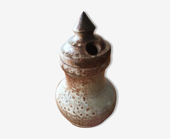 Grimaud faience sandstone olive pot