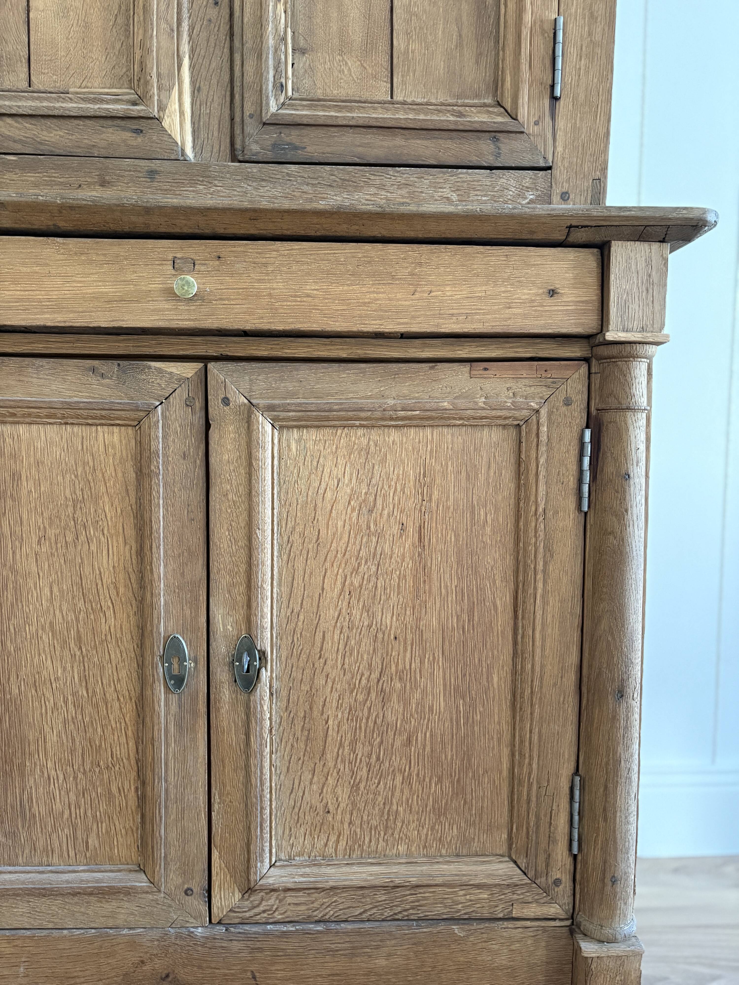 Antique solid oak dresser