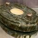 Large office inkwell in ceramic and / or marble late nineteenth early twentieth 6 kg