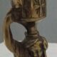 Bougeoir en bronze "La porteuse d'eau"