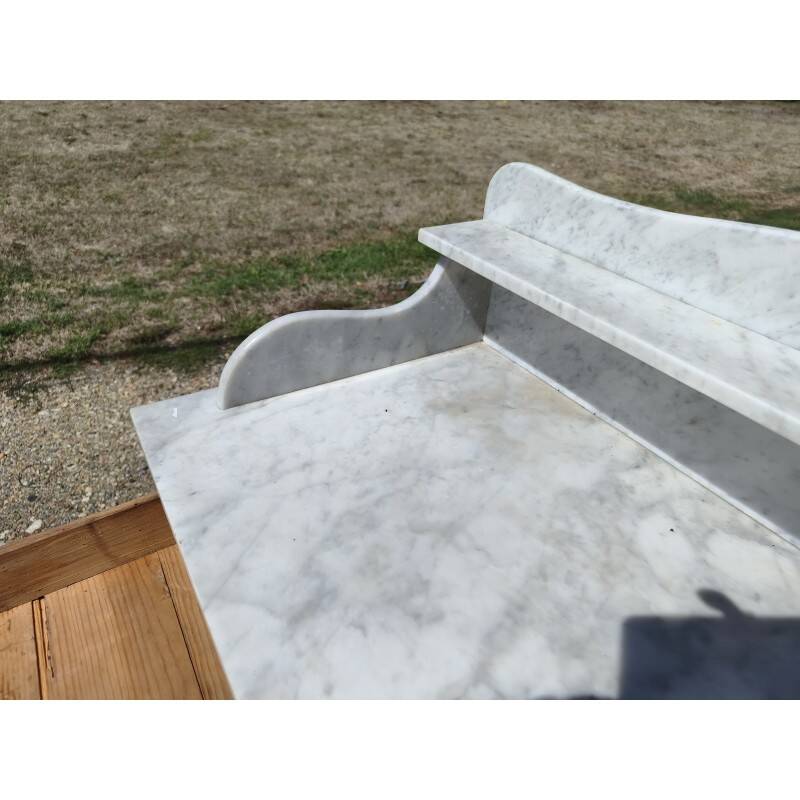 White marble dressing table