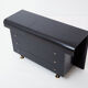 Commode laquée noire laiton signée Pierre Cardin 1980
