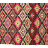 Anatolian handmade kilim rug 296 cm x 163 cm