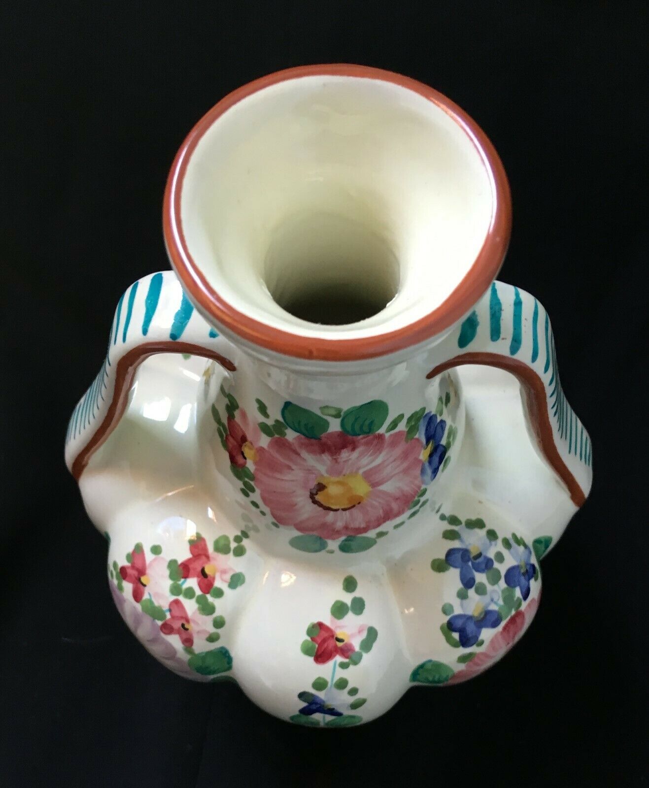 Vase Deruta Italy vintage ceramic