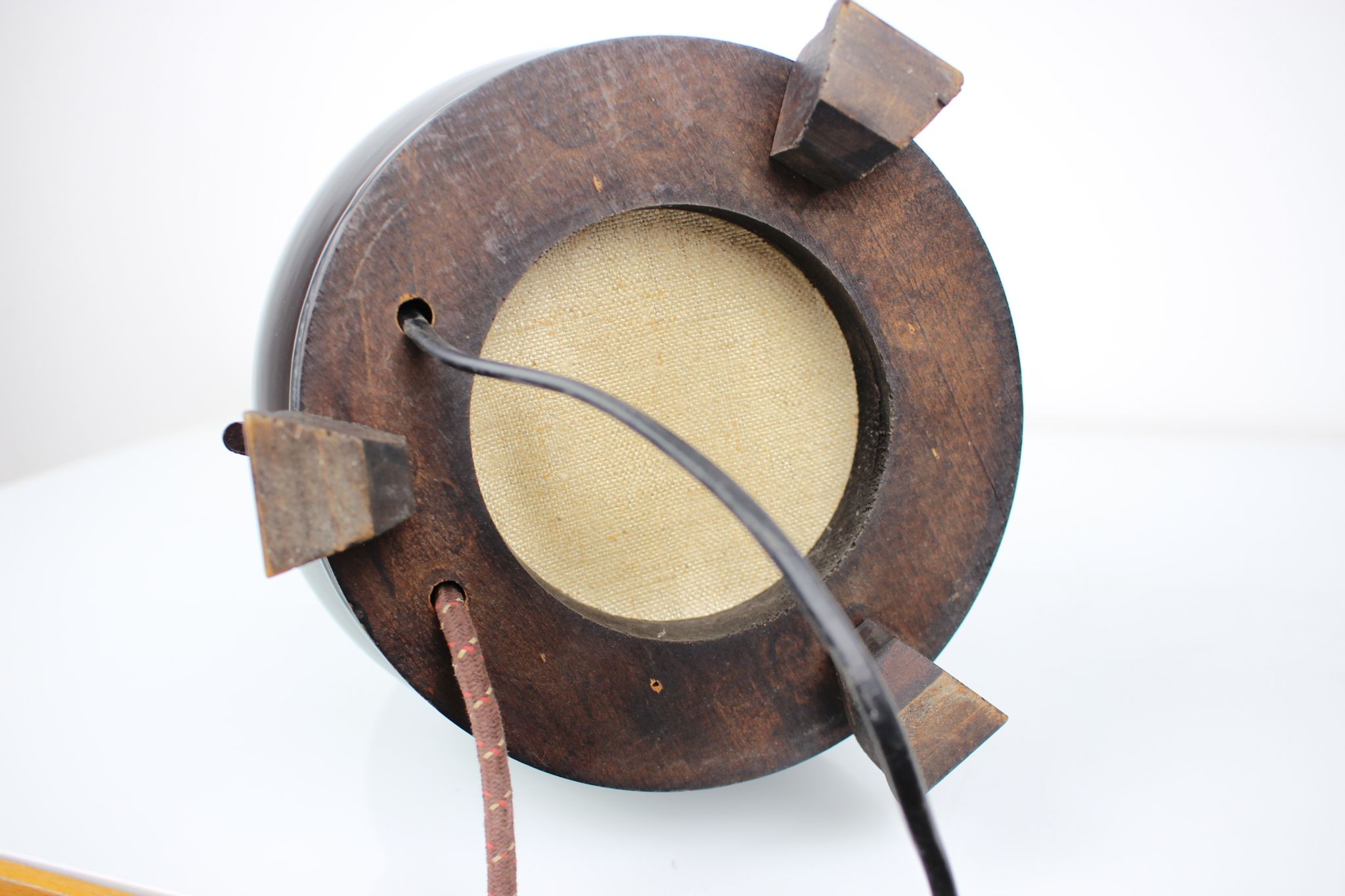 Lampe Art Déco avec haut-parleur, Stilton, années 1930, Tchécoslovaquie