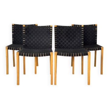 Model 737 chairs by Peter Maly for Thonet, 1990s set of 4