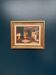 Huile sur toile originale – “Intérieur” par Fritz Jacobson – Signé