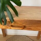Bureau table en bois massif
