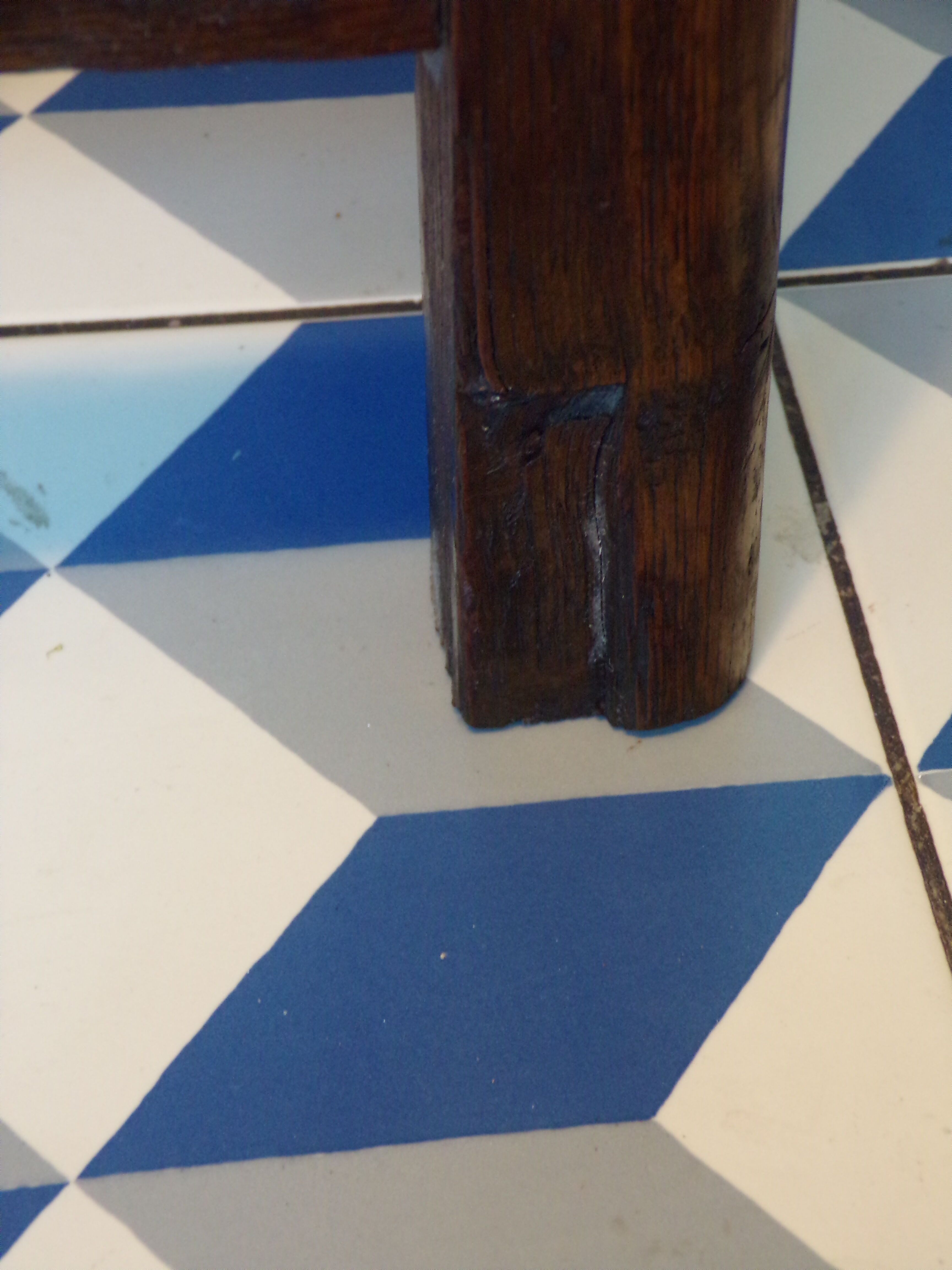 Old farm stool