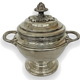 Sucrier en métal argenté Christofle collection Gallia ref 358.014