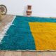 Handmade wool Berber rug 295 x 197 cm