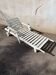 Wooden chaise longue