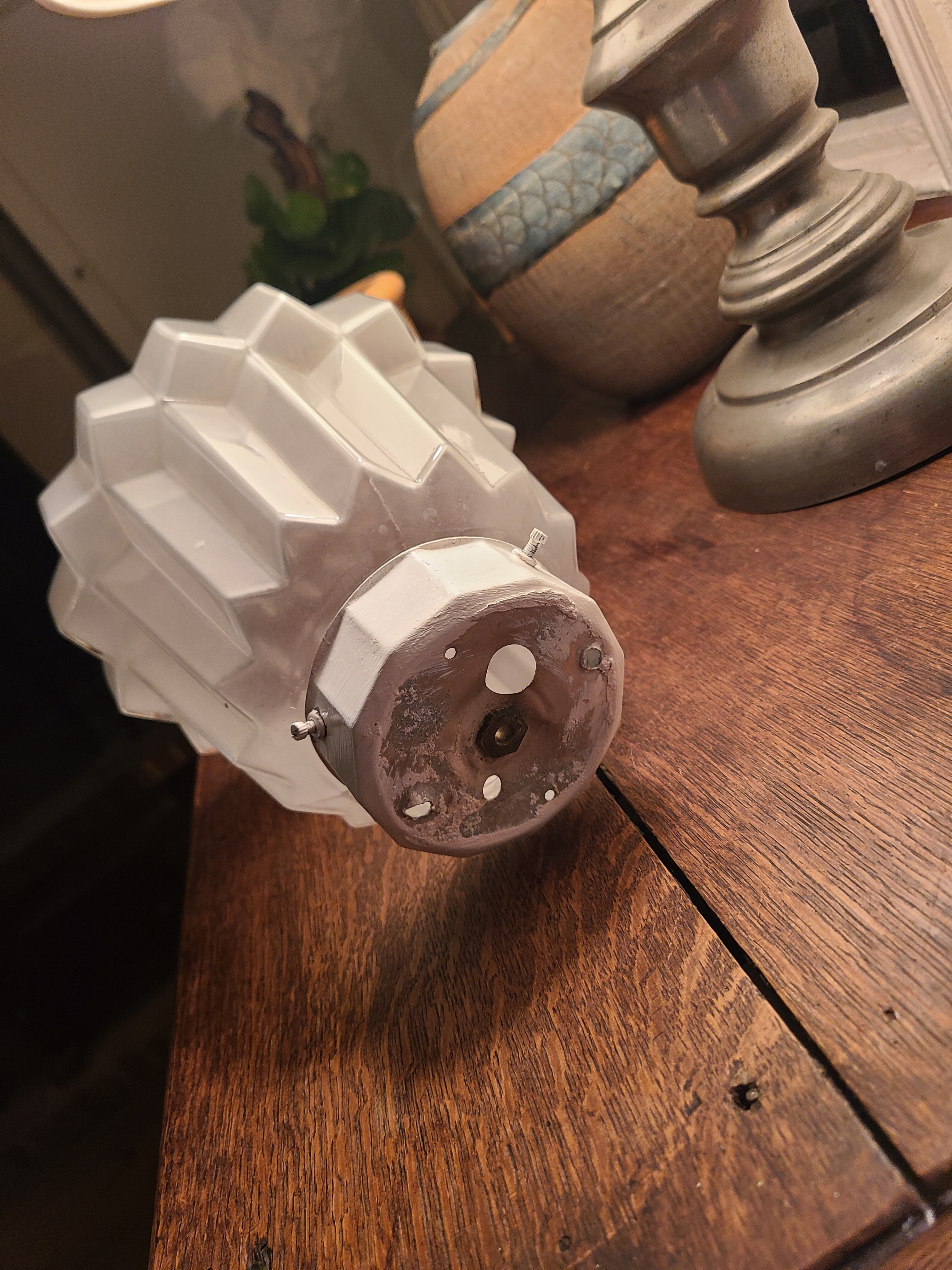 Art Deco skyscraper chandelier