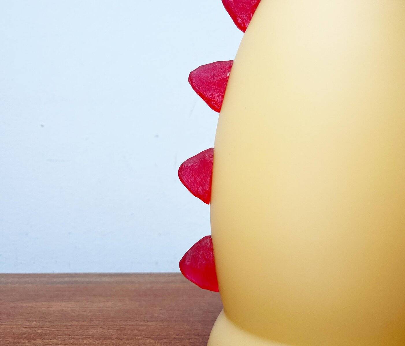 Postmodern glass table lamp from Trait D'Union, 1980s.
