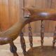Chaise de capitaine victorienne 19ème siècle