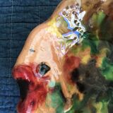 Empty ceramic fish pocket