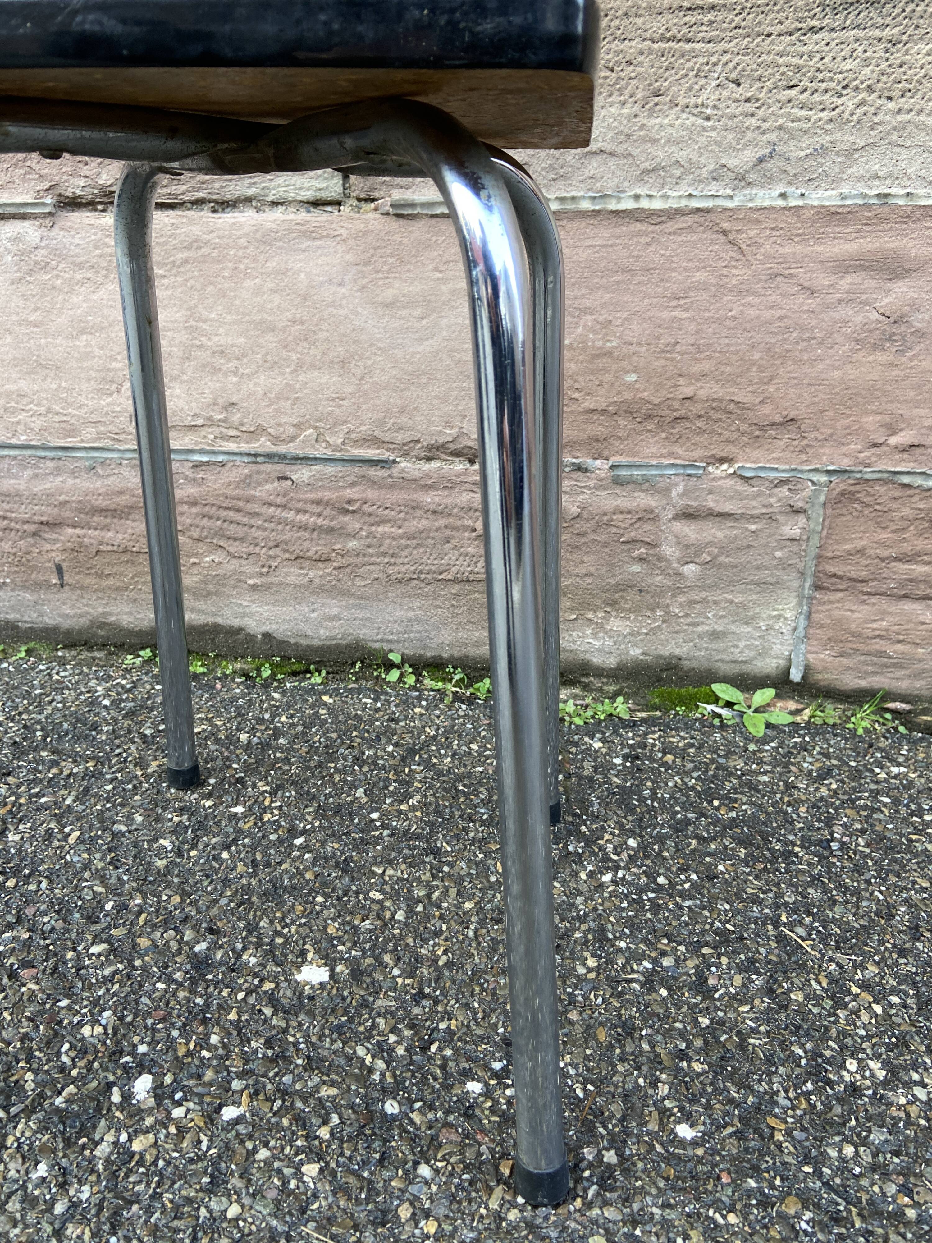 vintage formica stool