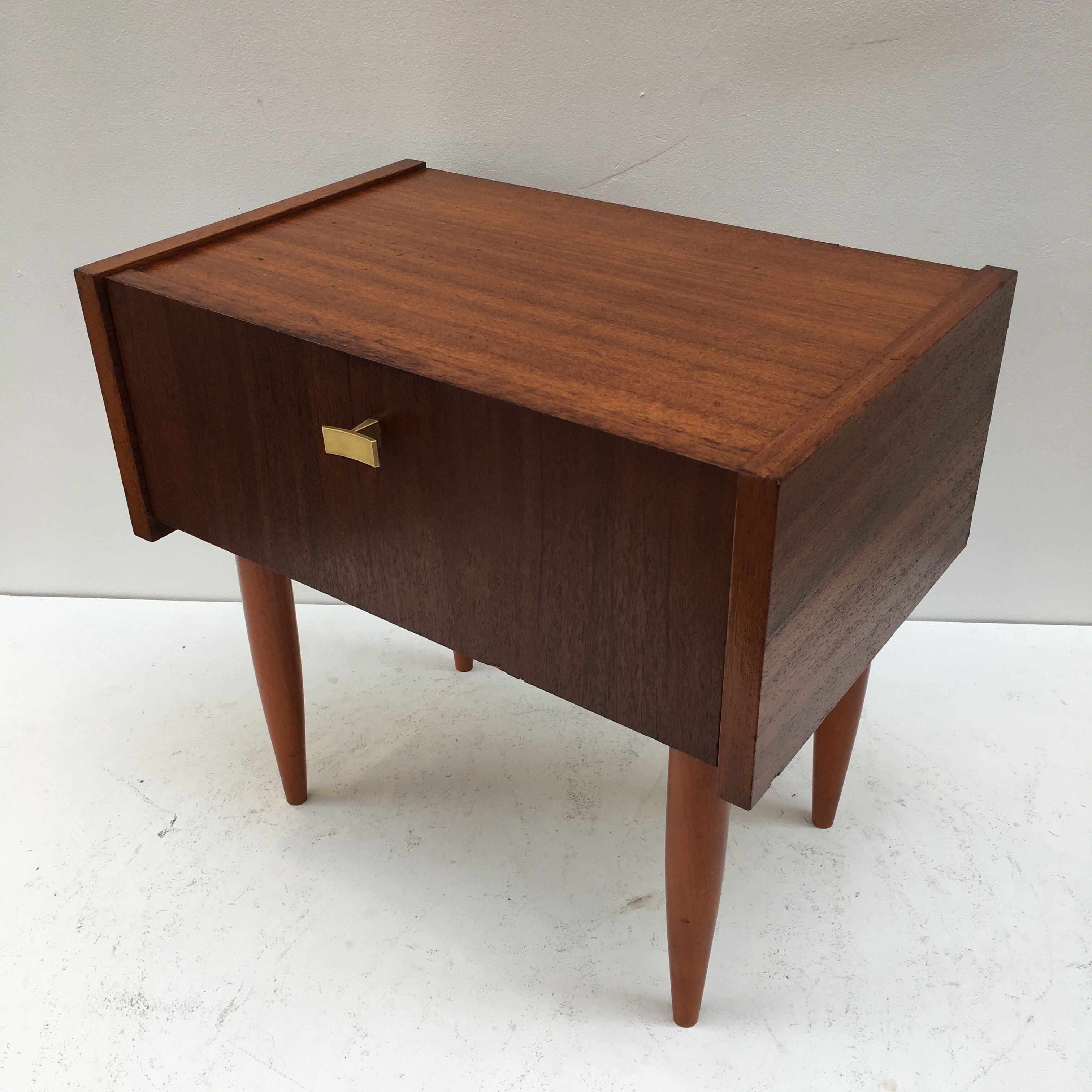 Pair of spindle bedside tables