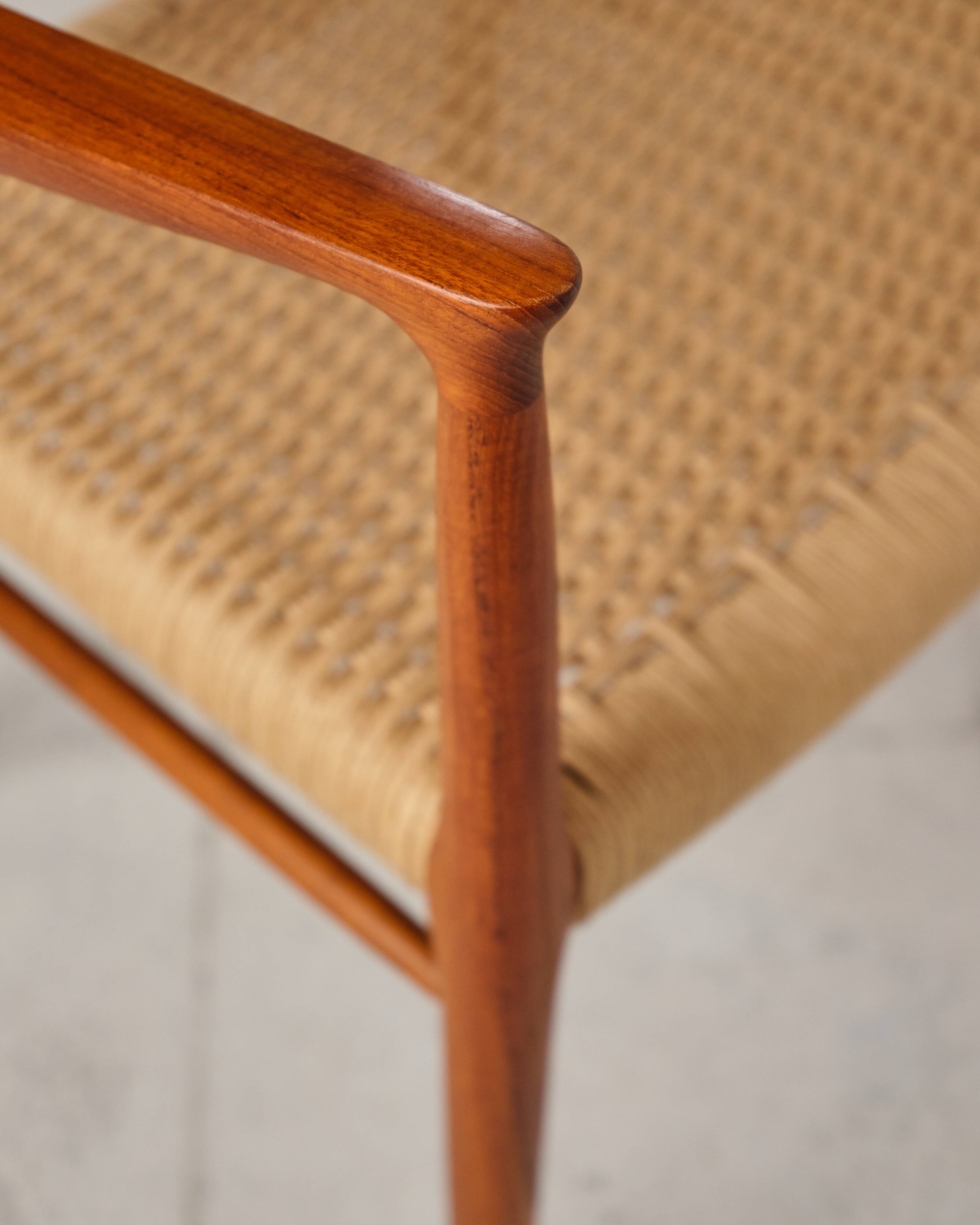 Armchair 56 in teak from the mid-century by Niels O. Møller, J.L. Moller