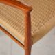 Armchair 56 in teak from the mid-century by Niels O. Møller, J.L. Moller