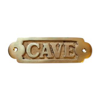 Decorative brass plate