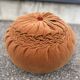 Coussin pouf en velours 1960
