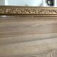 Gilded mirror with pediment XIXth century, 86x136