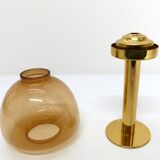 Scandinavian candle holder Hans-Agne Jakobsson Claudia honey L10232 1960