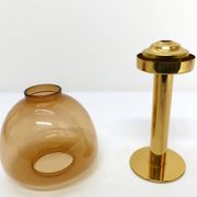 Scandinavian candle holder Hans-Agne Jakobsson Claudia honey L10232 1960