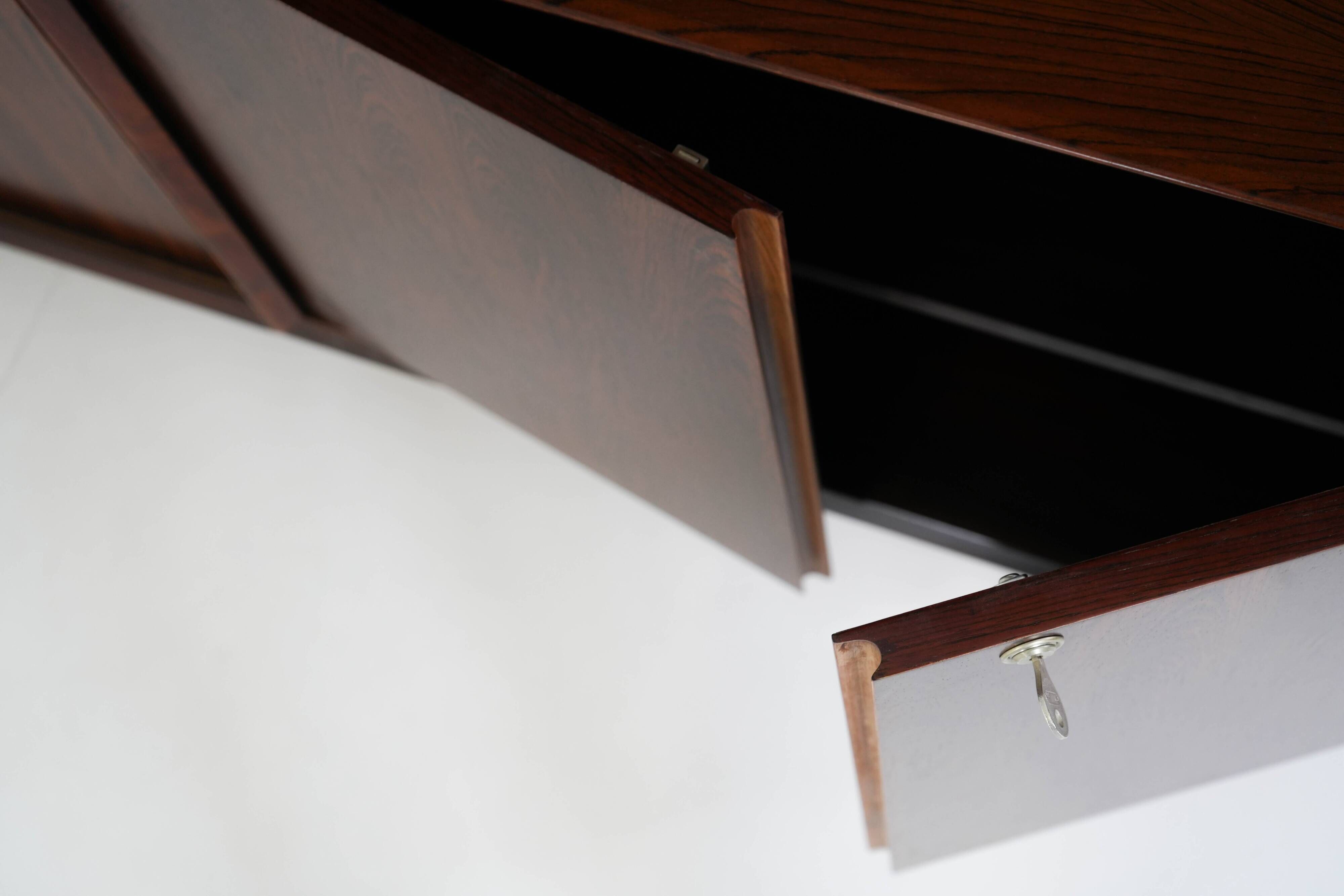 Modular shelving by Poul Cadovius, rosewood, 1970s