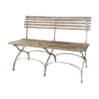 Folding garden bench