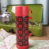 Vintage Scottish red thermos