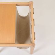 Table d'appoint danoise avec porte-revues par S.P. Jensen pour BRDR Furbo