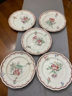 5 flat plates Lunéville