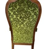 19's voltaire rack and pinion armchair