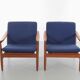 Paire de fauteuils scandinave en teck