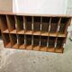 Meuble casier en bois 1960
