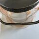 Art Nouveau cookie bucket in enamelled glass