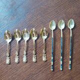 Small gold spoons