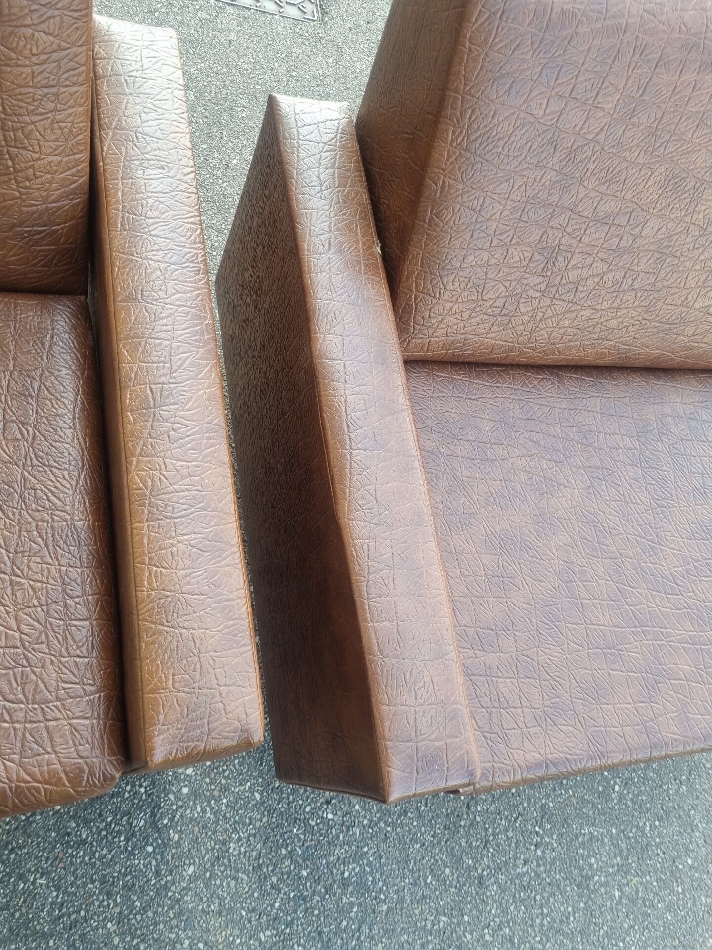 Pair of vintage sofa beds