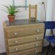 Commode vintage en bois brut