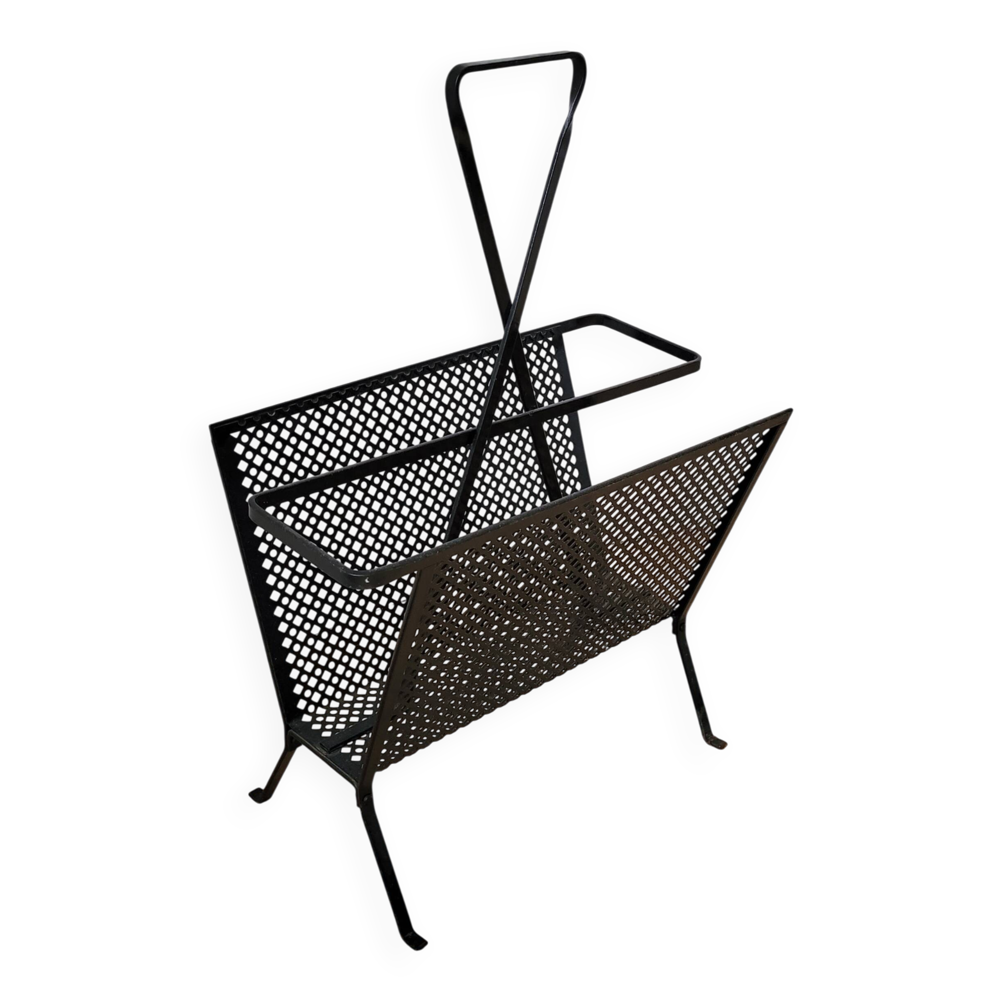 Magazine rack by Mathieu Mategot