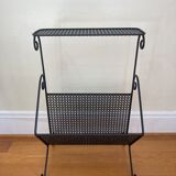 Magazine holder harness perforated metal