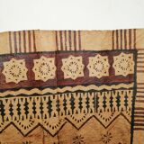 Old tapa. hanging of beaten bark cloth. oceania. 1° half of the xxth.