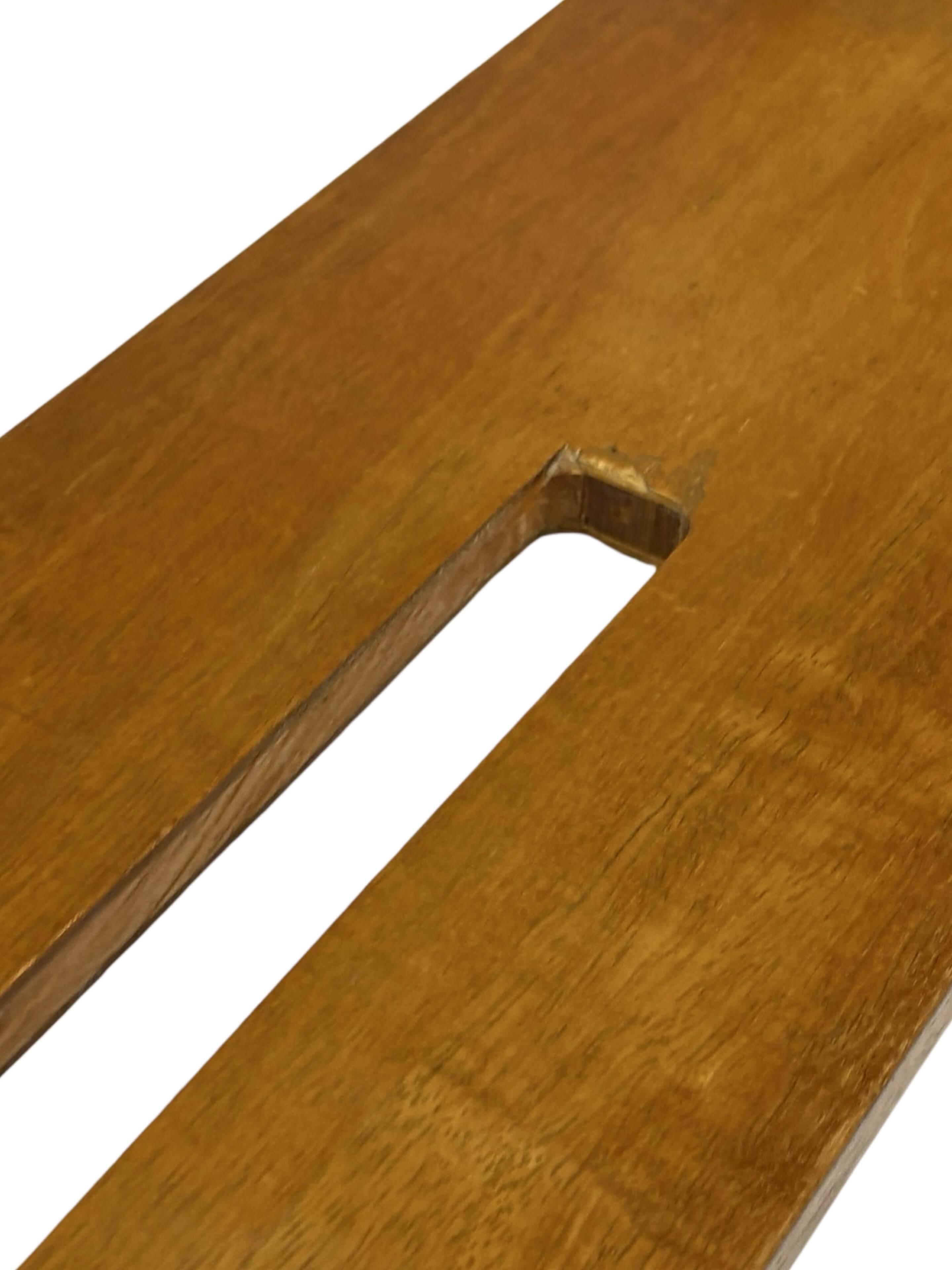 Vintage wooden wall shelve rack bookshelf in wood minimalist
